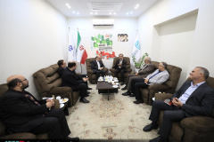 بازدید رئیس جهاددانشگاهی از خانه کتاب و ادبیات ایران