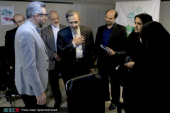 بازدید رئیس جهاددانشگاهی از خانه کتاب و ادبیات ایران
