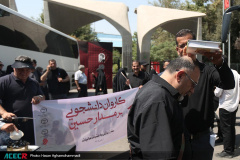 آیین بدرقه کاروان دانشجویان و جهادگران اربعین «بر مدار حسین»