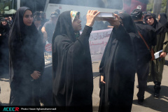 آیین بدرقه کاروان دانشجویان و جهادگران اربعین «بر مدار حسین»