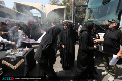 آیین بدرقه کاروان دانشجویان و جهادگران اربعین «بر مدار حسین»