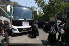 آیین بدرقه کاروان دانشجویان و جهادگران اربعین «بر مدار حسین»