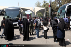 آیین بدرقه کاروان دانشجویان و جهادگران اربعین «بر مدار حسین»