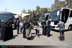 آیین بدرقه کاروان دانشجویان و جهادگران اربعین «بر مدار حسین»