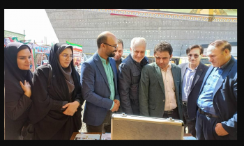 بازدید جهادگران جهاددانشگاهی استان اردبیل از نمایشگاه دفاع مقدس اردبیل