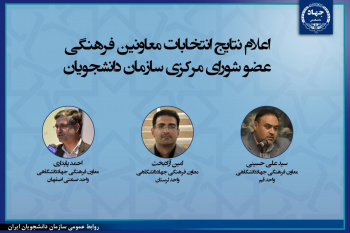 اعضای جدید شورای مرکزی سازمان دانشجویان ایران معرفی شدند